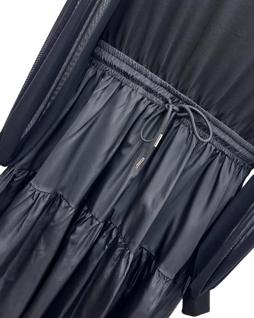 女款拼接抽绳连衣裙he018 商品图2