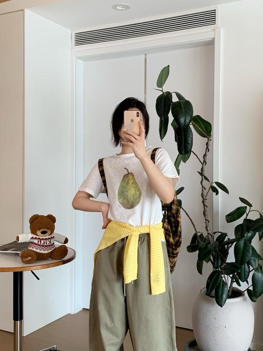 韩国fle*ta一颗梨子🍐麻感T！热巴同款！ 商品图11