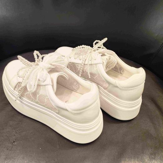 LFGJ17919时尚蕾丝珍珠板鞋 商品图5