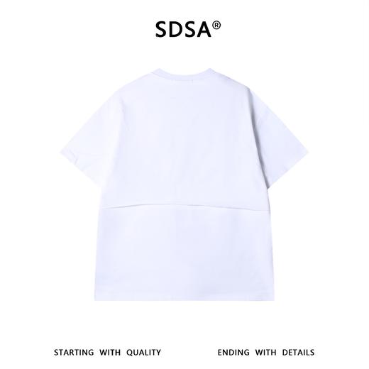 SDSA男装2026新款高贵轻奢小众设计人物字母印花短袖T恤百搭时尚 商品图4