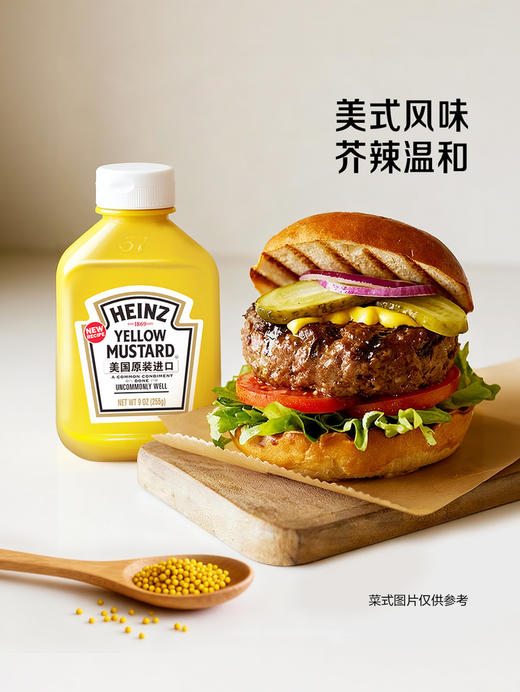 MM 山姆 亨氏 美国进口 黄芥末调味酱 255g*3瓶 商品图1