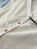 天猫同步【莱赛尔+棉】拉夏贝尔/La Chapelle气质感垂感舒适显瘦法式纯色V领上衣时尚排扣长袖衬衫 商品缩略图5