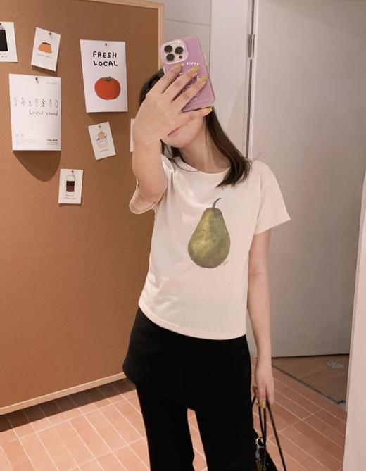 韩国fle*ta一颗梨子🍐麻感T！热巴同款！ 商品图4