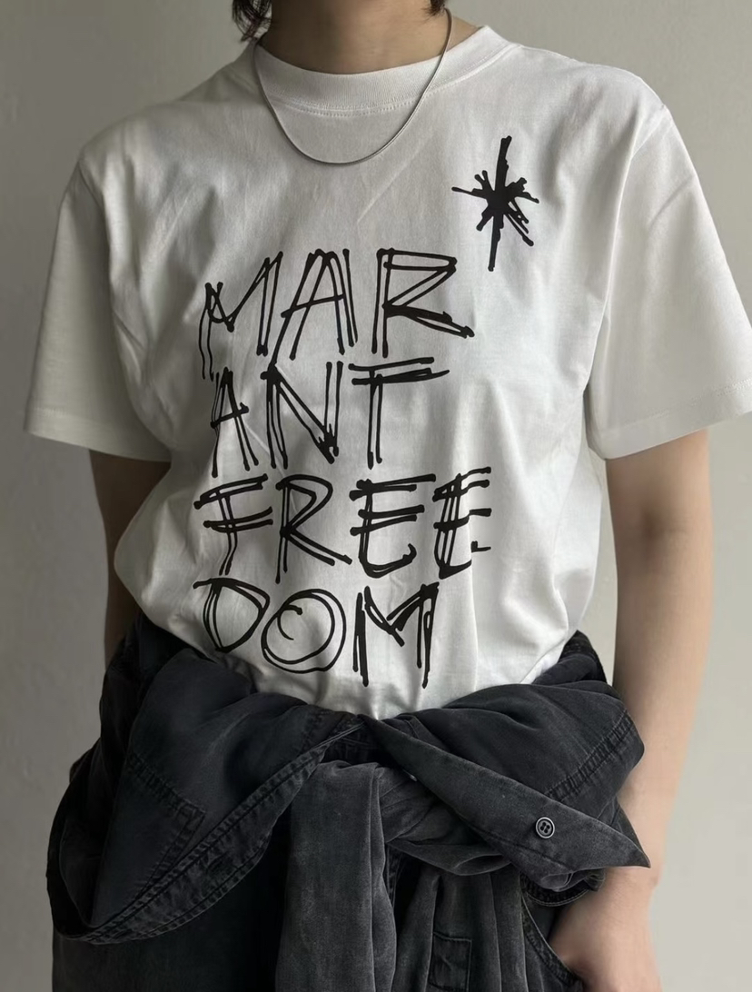 Isabel maran字母涂鸦T恤 
码数：S M L