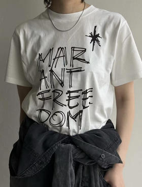 Isabel maran字母涂鸦T恤 
码数：S M L