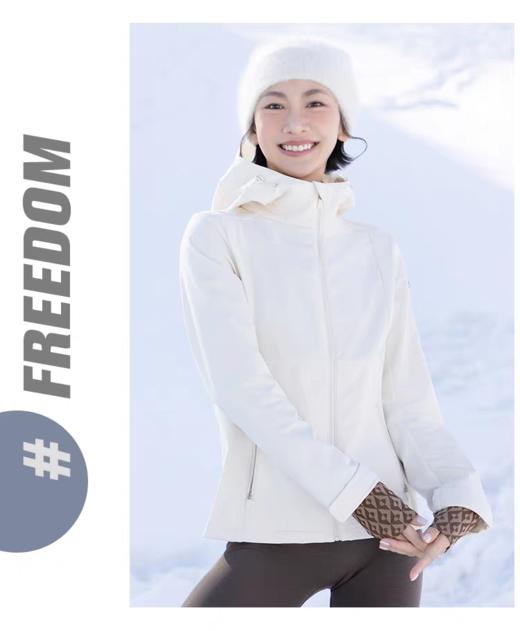 户外山系防风防水修身微磨毛软壳冲锋外套 商品图4