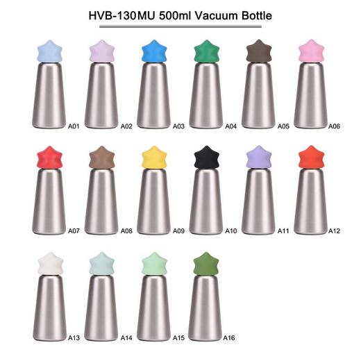 【2026新款不锈钢保温杯500ml】创意星星学生儿童便携户外运动水杯 商品图3