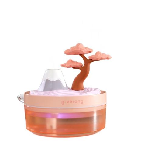 景观空气加湿器桌面植物加湿器车载USB香薰机七彩氛围喷雾器 商品图4