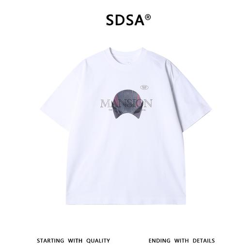 88309SDSA男装2026新款高贵轻奢美式潮牌帽子烫钻字母圆领短袖T恤百搭 商品图1