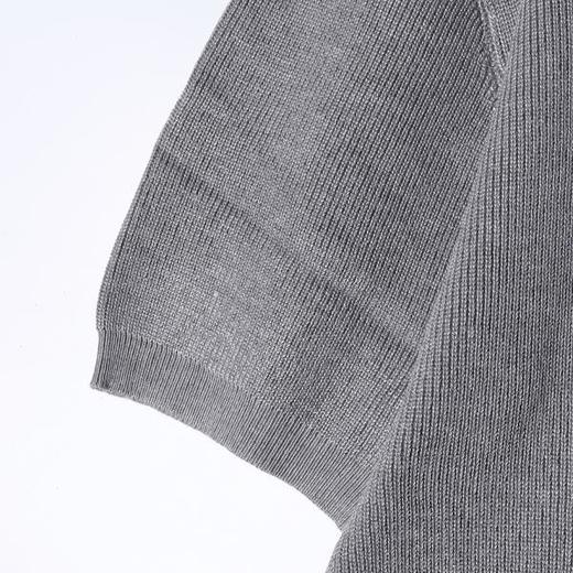 M195SDSA男装2026新款高贵轻奢潮牌拼色不规则领短袖T恤百搭简约上衣 商品图3