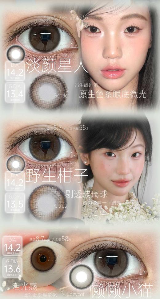 SKEYE 硅水凝胶日抛78/盒158/2盒308/4盒378/6盒878/16盒,淡颜星人 商品图2