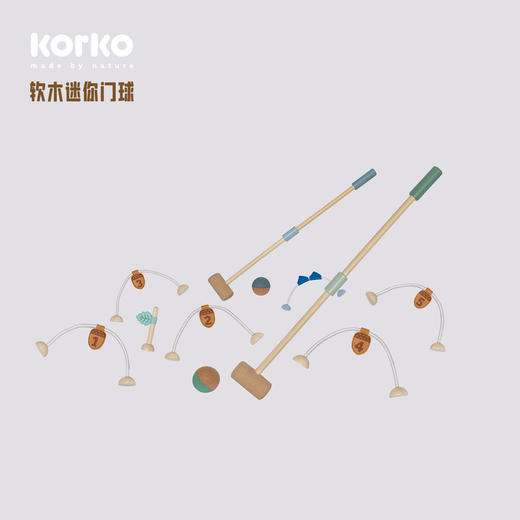Korko玩具合集 软木儿童环保木制互动玩具18M+ 商品图4