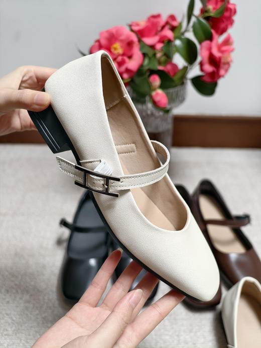 Jane芭蕾小皮鞋爱马同款玛丽珍鞋软底鞋 商品图5