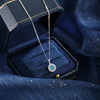 子佩集【悦光圆满】银S925套链【PM2307-1-XF】项链培育宝石帕拉伊巴蓝碧玺2601 商品缩略图1