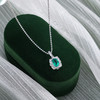 子佩集【碧海长歌】银S925套链【PM2222-XF】项链培育宝石祖母绿2601 商品缩略图0