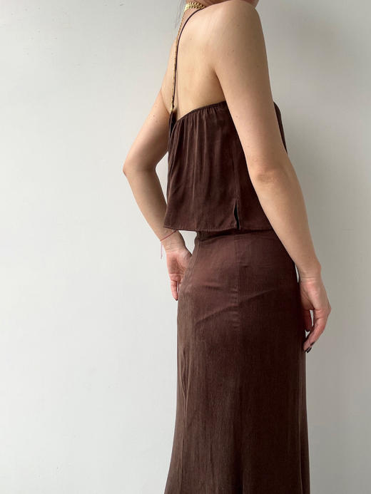 ranyepersonal｜PARADOX25RO05-2 铜氨砂洗棕色背心 [ 棕 ] 商品图1