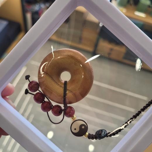 泰山非遗桃木钥匙扣手机链挂件招财平安福禄挂饰送朋友礼物旅游纪念品送朋友生日礼物 商品图11