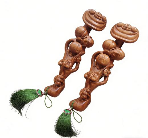 泰山非遗桃木如意摆件镇宅招财乔迁开业送礼公司办公桌摆件装饰品 商品图4