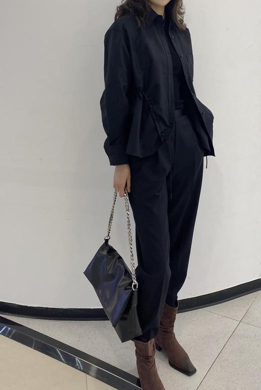 J*BY秀场设计感抽绳廓形率性衬衫 商品图14