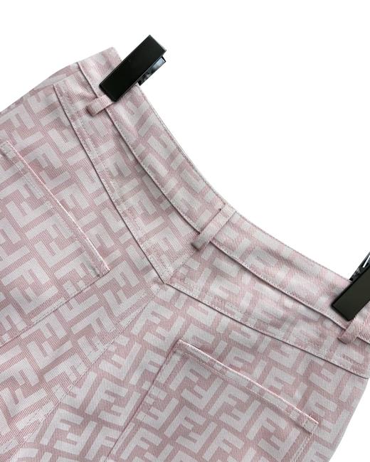 女款提花全棉牛仔短裤 可配套装fe011 商品图2