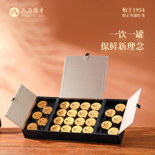 【大师茶礼】八百秀才金毛毫高档小罐茶礼盒装130g商务送礼佳品 商品图1