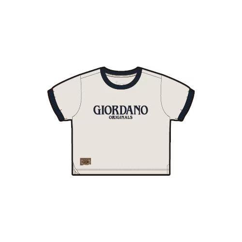 佐丹奴童装26年新款全棉平纹撞色印花短袖T恤衫03326208 商品图1