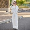 小香风套装女春秋新款好看时尚短外套气质显瘦阔腿裤两件套YQH6112 商品缩略图3