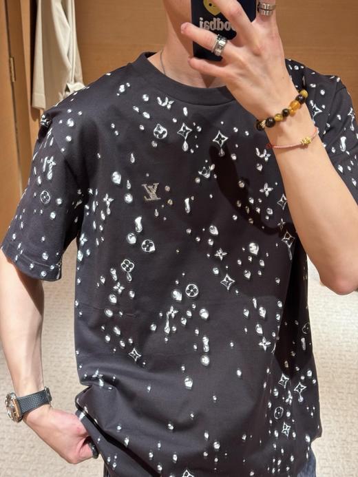 驴家 25ss水滴印花烫钻短袖T恤 男女同款（DY） 商品图4