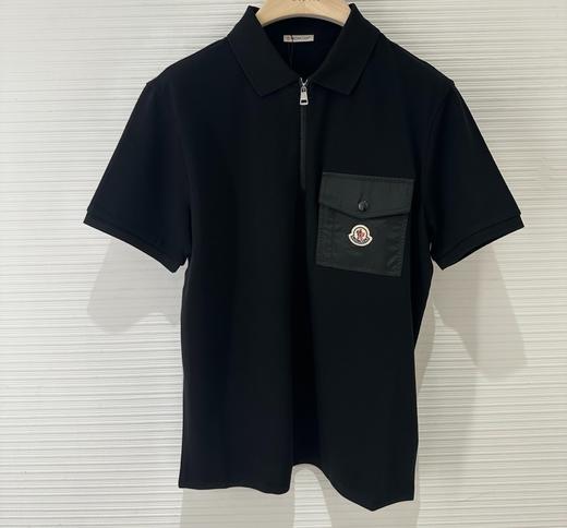 男款半拉链短袖polo衫he018 商品图0