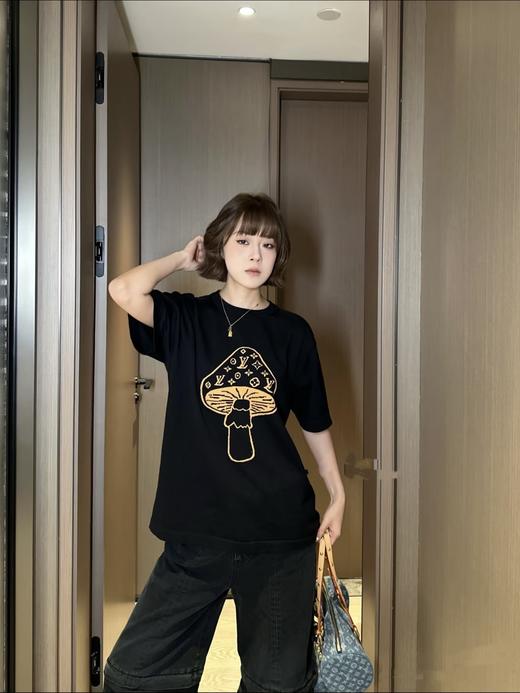 驴家 25ss蘑菇提花字母针织短袖 男女同款（DY） 商品图2