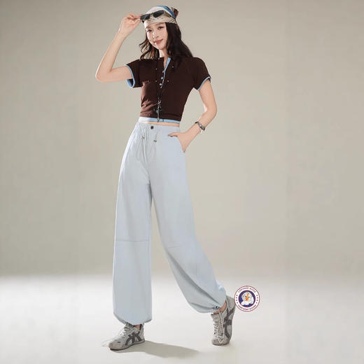 【气球工装裤】春夏新款两穿宽松直筒休闲阔腿裤 商品图2