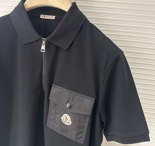 男款半拉链短袖polo衫he018 商品图2