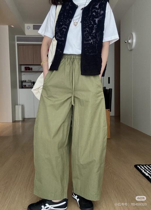 C*S春款8色松紧腰桶形休闲裤 商品图13