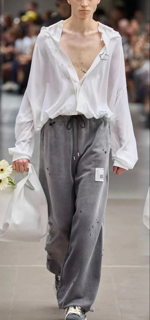 男款做旧休闲长裤hu019 商品图3