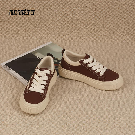 和诚行2026春季新款时尚潮流个性舒适百搭厚底男式休闲鞋0930278 商品图2