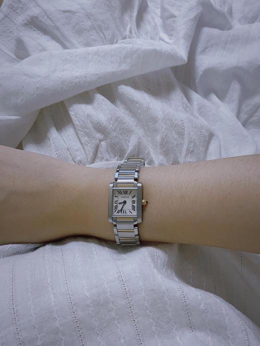 卡地亚 法国坦克系列W51007Q4瑞士石英机芯腕表 尺寸：25X20mm 商品图4