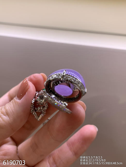 紫罗兰蛋面吊坠【6190703】具体价格微信咨询 商品图7
