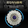 华美F5全圆羽毛球飞行稳定耐打手感好正品球馆训练比赛用球12只包邮 商品缩略图3