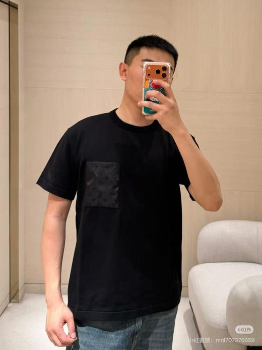 男款口袋logo短袖T恤he 商品图3