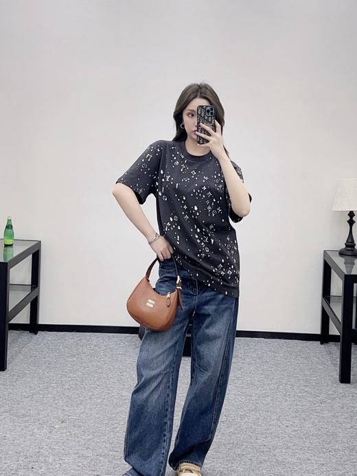 驴家 25ss水滴印花烫钻短袖T恤 男女同款（DY） 商品图10