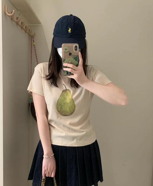 韩国fle*ta一颗梨子🍐麻感T！热巴同款！ 商品图5