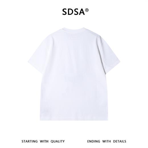 88210SDSA男装2026新款高贵轻奢潮牌复古小孩头像做旧印花短袖T恤百搭 商品图5