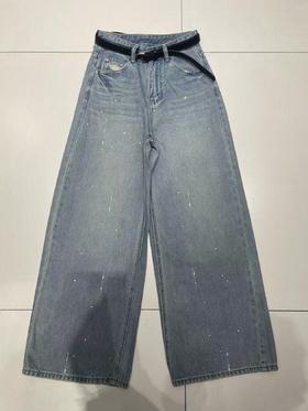 【门店同款】ENJOY春季流星烫钻直筒裤 170743077