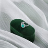 子佩集【晴漪流年】银S925戒指【PYR6032-XF】培育宝石祖母绿2601 商品缩略图1