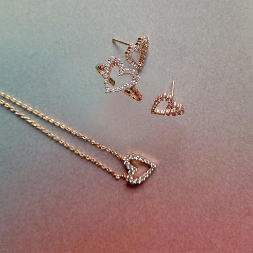 LHWINDSO 温莎珠宝 Heart of Light心影系列项链/耳环/戒指 商品图3