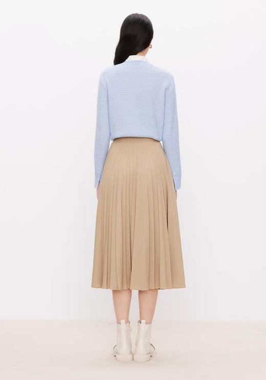 艺彩鎏光珂莱蒂尔春季新款细支羊毛通勤淑女蝴蝶结飘带毛衫 商品图4