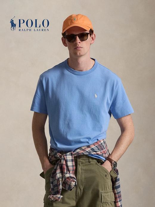 拉夫劳伦经典小马刺绣圆领短袖T恤 商品图0