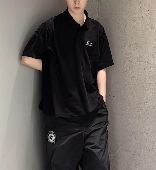 男款棉珠地短袖polo衫he004 商品图3