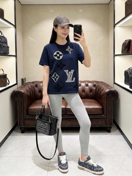 驴家 25ssmonogram大花针织短袖 男女同款（DY） 商品图1