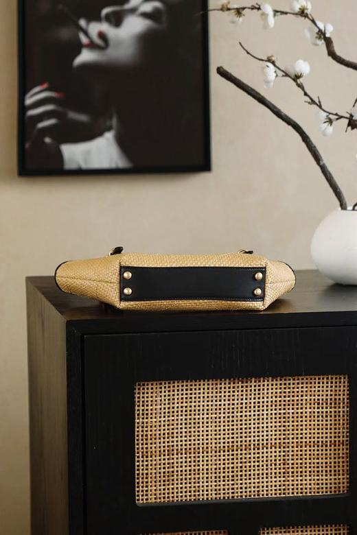 香奈儿 26C 拉菲草编织托特包 小号 （LZ） 商品图5